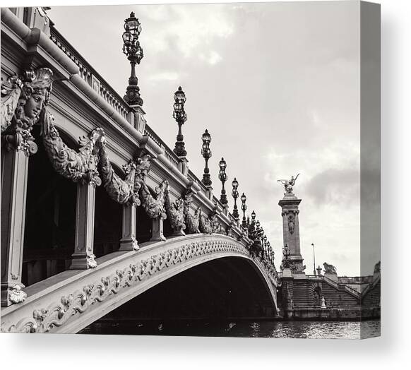 Pont Alexandre III Canvas Art Print by Melanie Alexandra Price