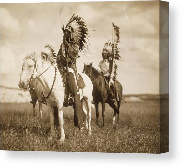 Sioux Chiefs  Canvas Art Print by Unknown
