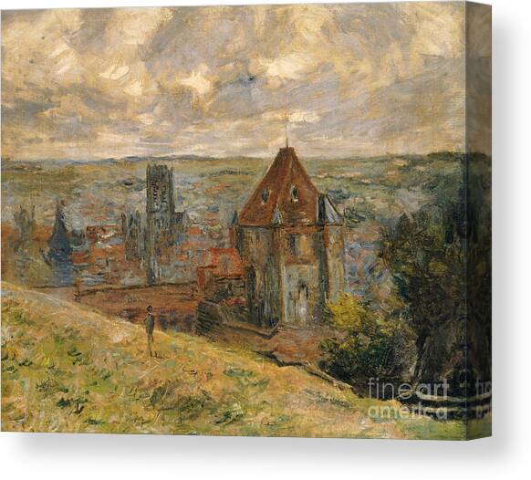 Dieppe, 1882 by Monet Canvas Art Print by Claude Monet
