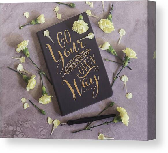 Go Your Own Way Canvas Art Print by Kim Hojnacki