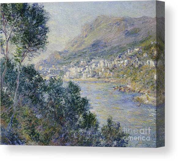 Monte Carlo Canvas Art Print by Claude Monet