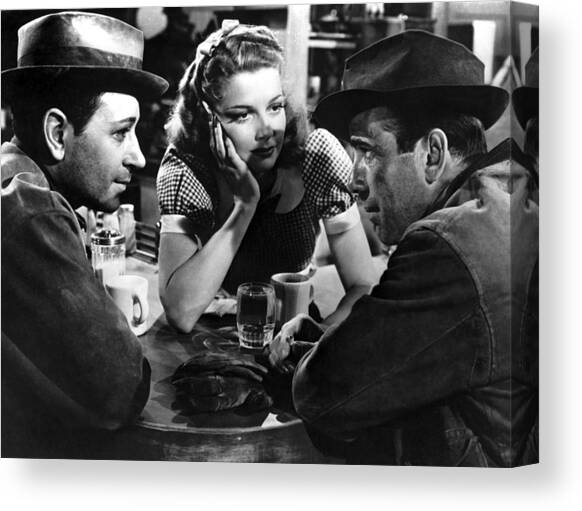 Candid Portrait Of Ann Sheridan In 'they Drive By Night' Canvas Art Print by Globe Photos