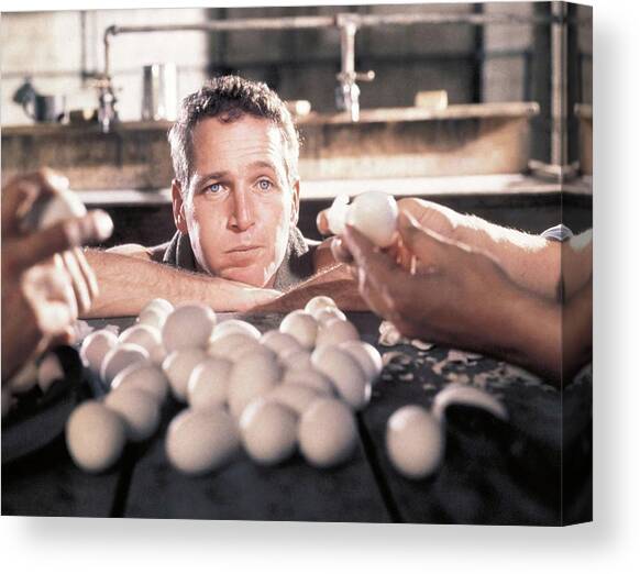 PAUL NEWMAN in COOL HAND LUKE -1967-. Canvas Art Print by Album