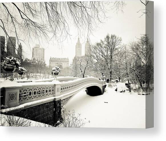 Central Park Winter Canvas Prints | Fine Art America