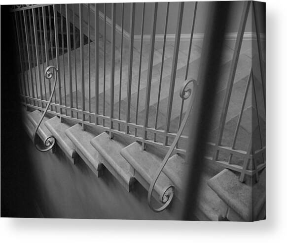 Winterthur - Marble Stairs Canvas Art Print by Richard Reeve