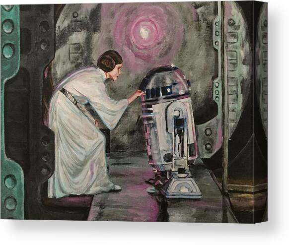 An Act of Rebellion Canvas Art Print by Joel Tesch