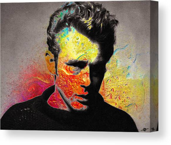 James Dean Canvas Art Print by Tony Rubino