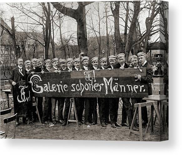Gallery of Handsome Men Canvas Art Print by Unknown