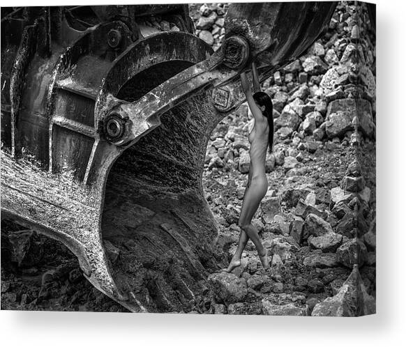 "hunger Game" Canvas Art Print by Paulius Stefanovicius