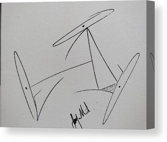Bit8 Canvas Art Print by Jimmy Williams