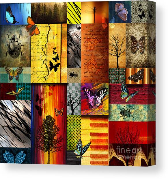 The Butterfly effect Canvas Art Print by Ramneek Narang