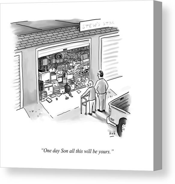 One Day Son All This Will Be Canvas Art Print by Bob Eckstein