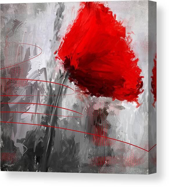 Tint Of Red Canvas Art Print by Lourry Legarde