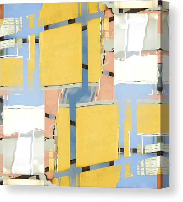 Urban Abstract San Diego #21 Canvas Art Print by Carol Leigh