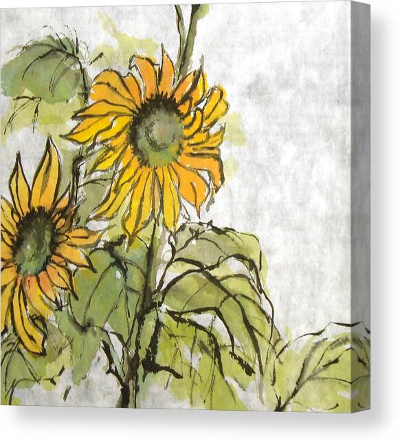 Sun Mum Pair Canvas Art Print by Chris Paschke