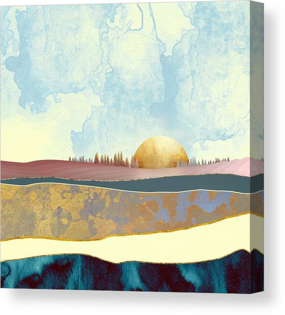 Hazy Afternoon Canvas Art Print by Katherine Smit