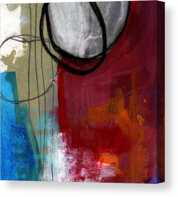 Time Between- Abstract Art Canvas Art Print by Linda Woods