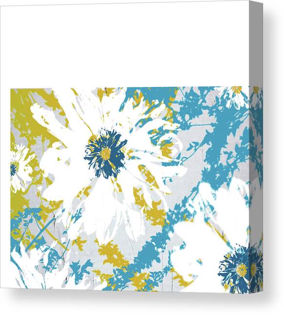 Abstract Pop I Canvas Art Print by Ricki Mountain