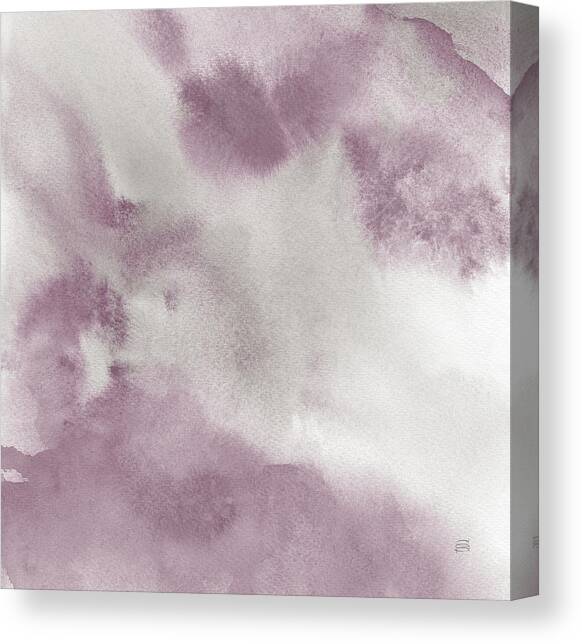 Mauve Indigo Flow II Canvas Art Print by Chris Paschke