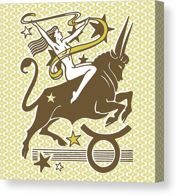 Taurus Symbol Canvas Art Print by CSA Images