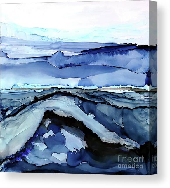 Bluescape 5 Canvas Art Print by Chris Paschke