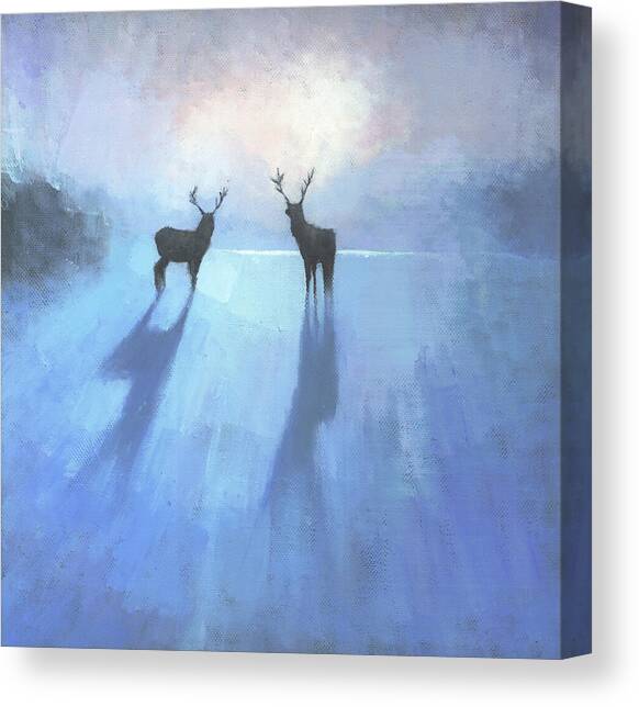 Call of the Arctic Canvas Art Print by Steve Mitchell