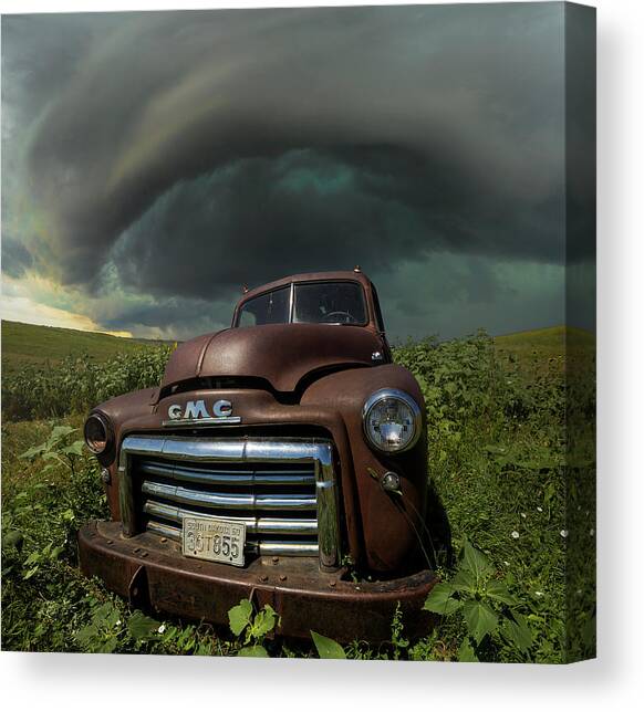 Chaos and Rust  Canvas Art Print by Aaron J Groen