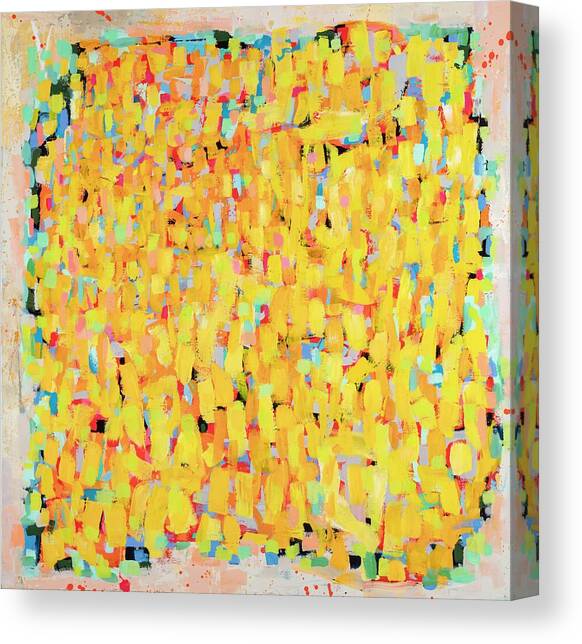 Pixelated No. 1 Canvas Art Print by Jane Davies