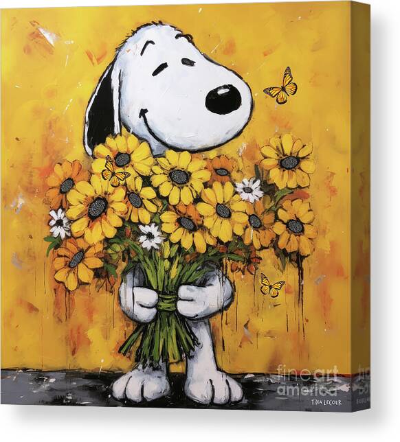Snoopy canvas art clearance
