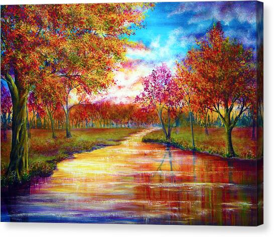 When September Ends Painting by Ann Marie Bone