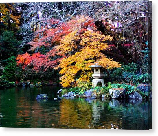 Naritasan Temple Garden Photograph by Patti Bean