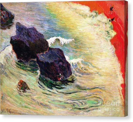 gauguin into the waves