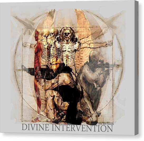 Todd Krasovetz Canvas Print - Divine Intervention by Todd Krasovetz