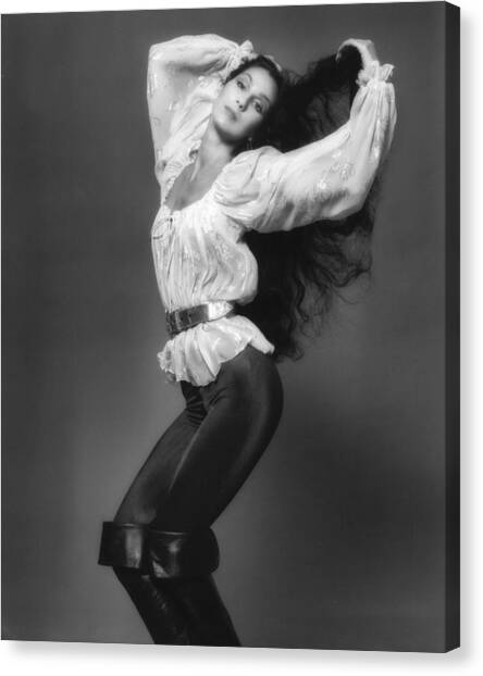 Cher Portrait Session by Harry Langdon