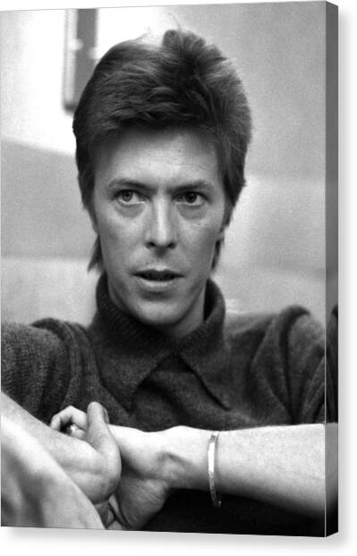 David Bowie During Interview At The Photograph by New York Daily News ...