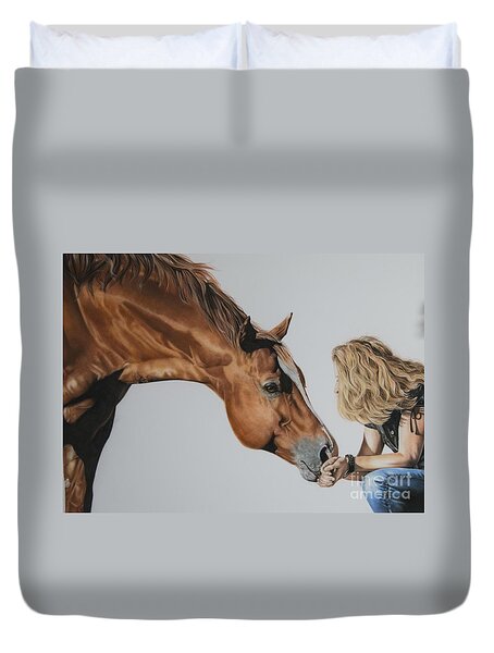 Girl And Horse Duvet Covers Fine Art America
