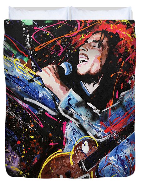 Bob Marley Abstract Duvet Covers Fine Art America