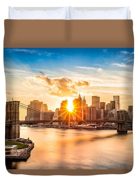 New York City Skyline Duvet Covers Pixels