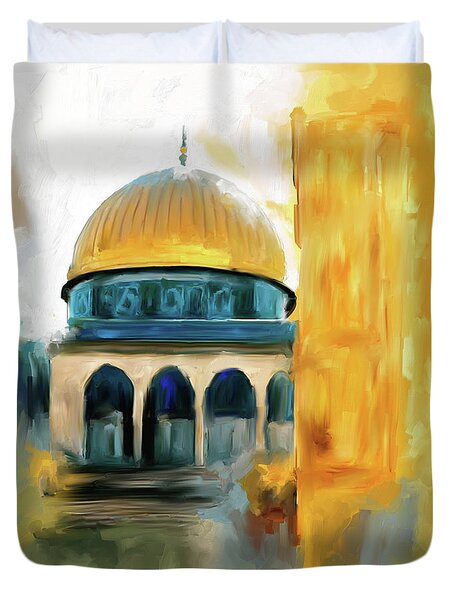 Al Aqsa Mosque Duvet Covers Fine Art America