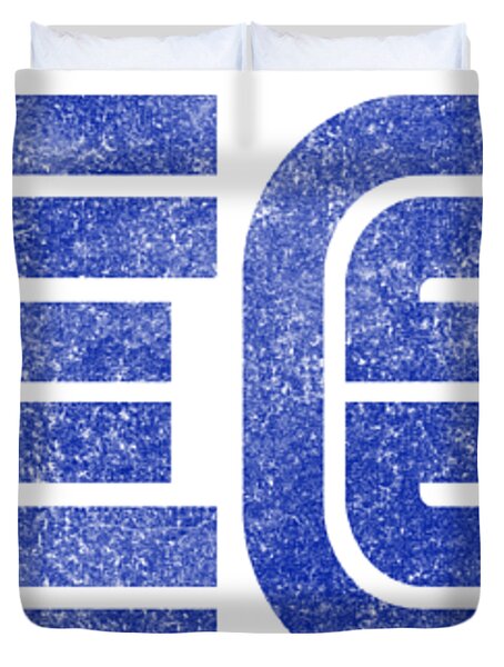 Geek White Vintage #1 Duvet Cover