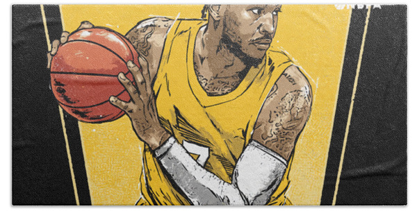Carmelo Anthony Los Angeles Lakers Poster by Bob Smerecki - Fine Art America