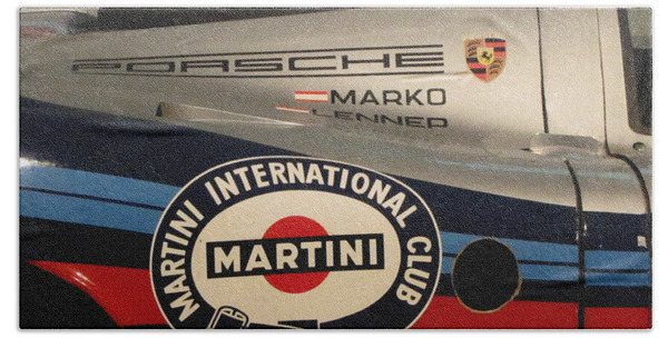 Lemio Original Porsche Towel Martini Racing ® 90x190 cm WAP5500050L0MR 