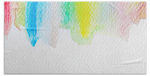 Colorful watercolor paint on white canvas. Super high resolution and  quality by Michal Bednarek