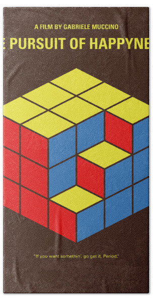 Rubik Cube Beach Towels Pixels