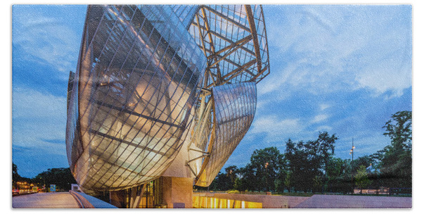 France, Paris, Boulogne, Ville De Paris, Bois De Boulogne, Louis Vuitton  Foundation Building (architect Frank Gehry) Kids T-Shirt by Massimo Borchi  - Fine Art America