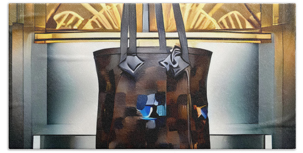 Louis Vuitton, A limited edition special order multicolor monogram beach  towel with leather harness. - Bukowskis