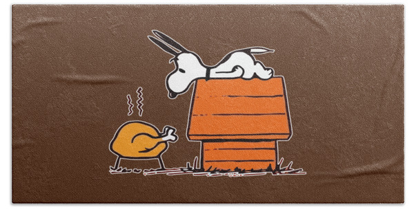 Snoopy Thanksgiving Sticker by Suddata Cahyo - Fine Art America