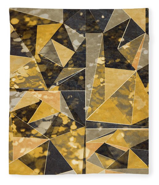 Square Diamond Art Print Fleece Blanket by Anna Sarv - Fine Art America
