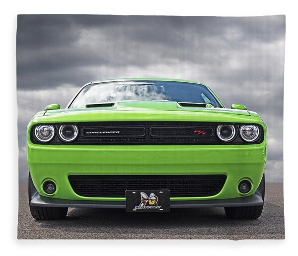 Dodge Challenger Fleece Blankets - Fine Art America