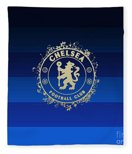 Chelsea  FC Crest Fleece Blanket Throw Latest Big Crest Design 